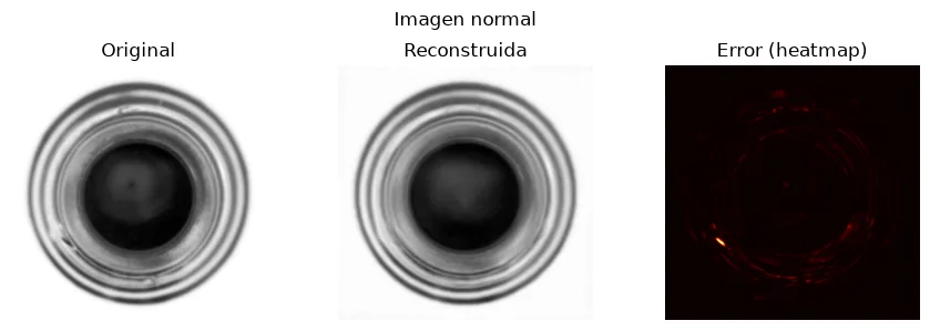 A normal bottle, its PCA reconstruction, and the difference between them
